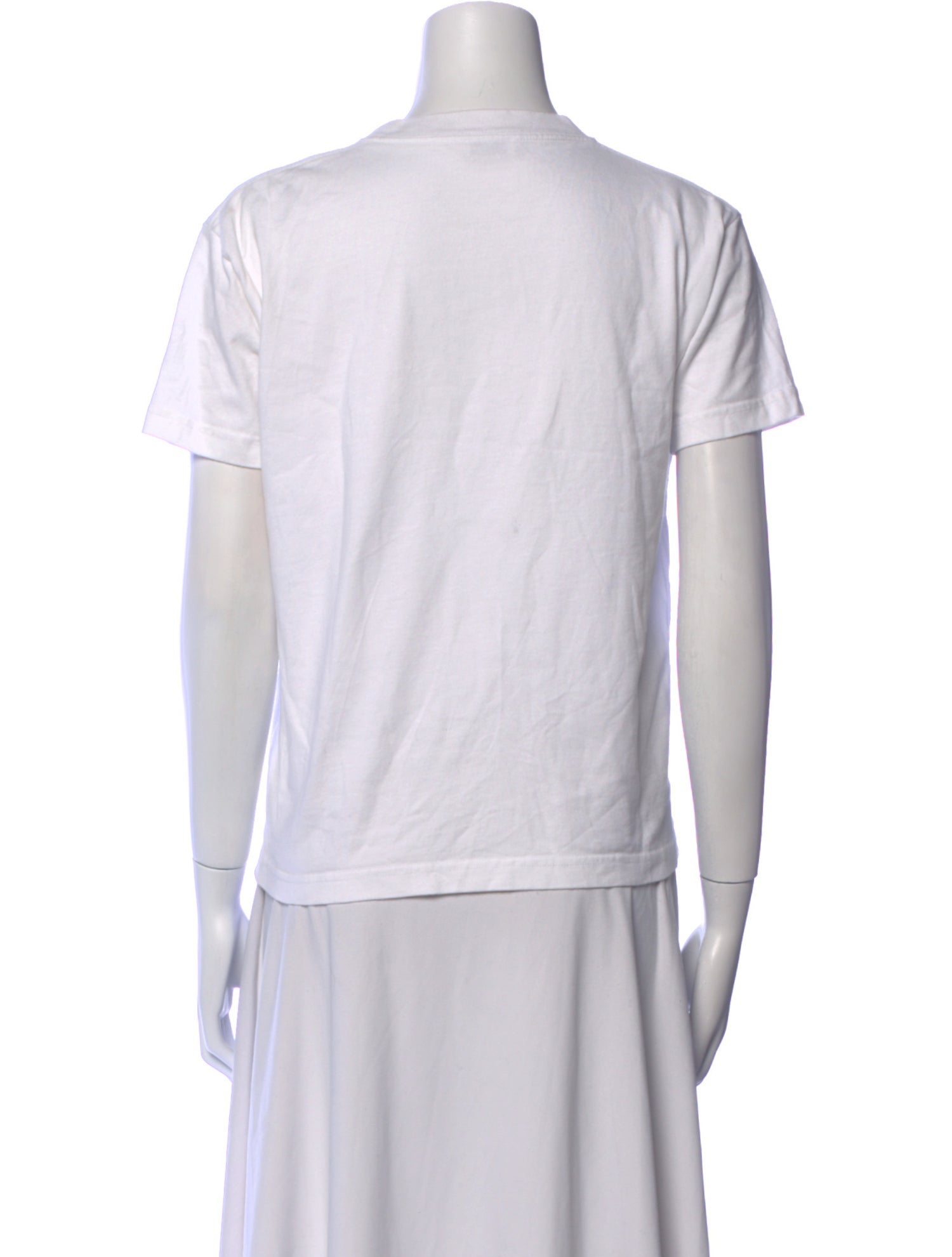 Balenciaga Graphic Print Crew Neck T-Shirt